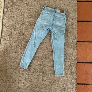 Madewell High Rise Skinny Jean Light Wash - 27T